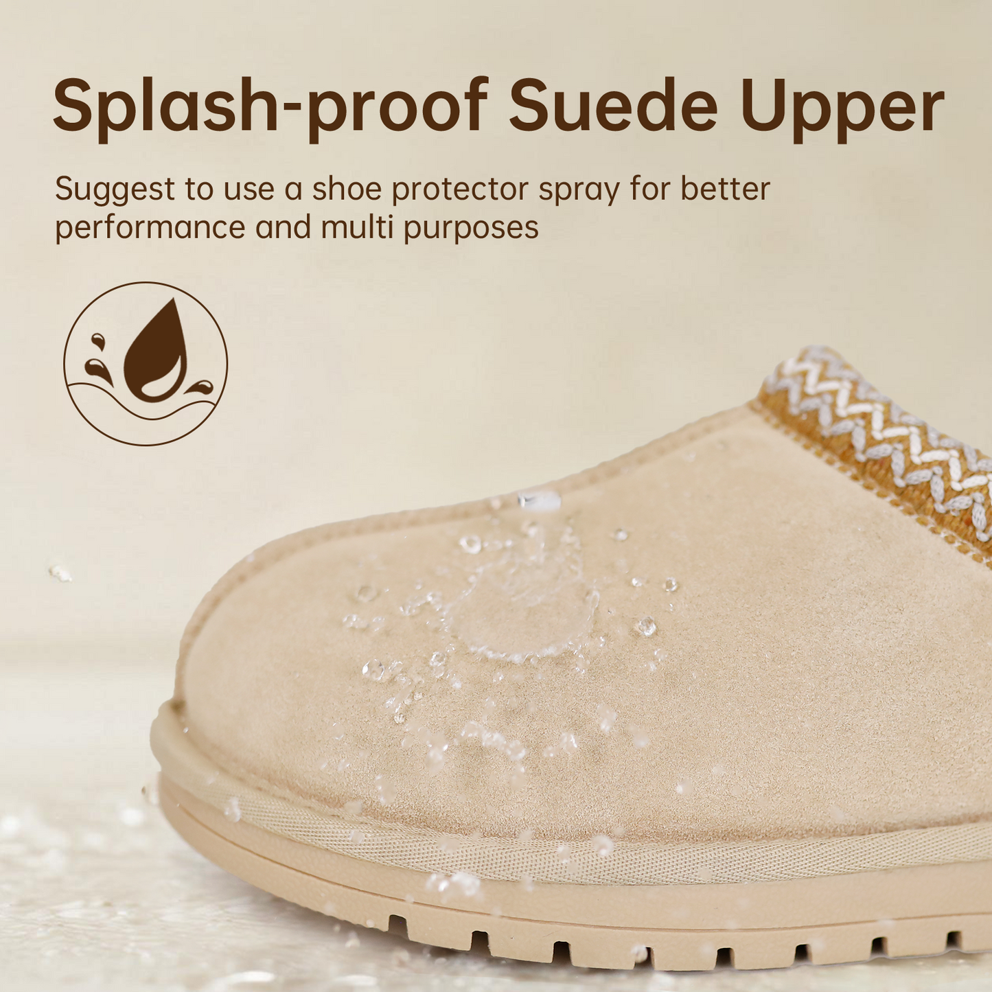 Aurora | Waterproof Fluffy Slip-on Shoes