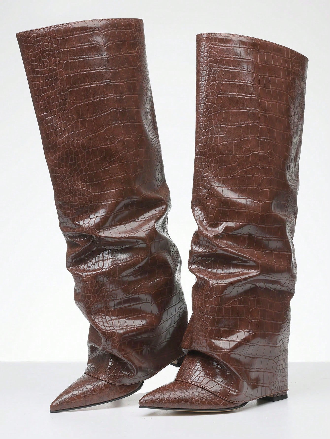 Arden | Fold-Over Knee-High Boots