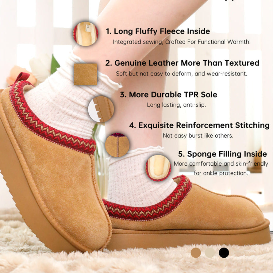 Aurora | Waterproof Fluffy Slip-on Shoes