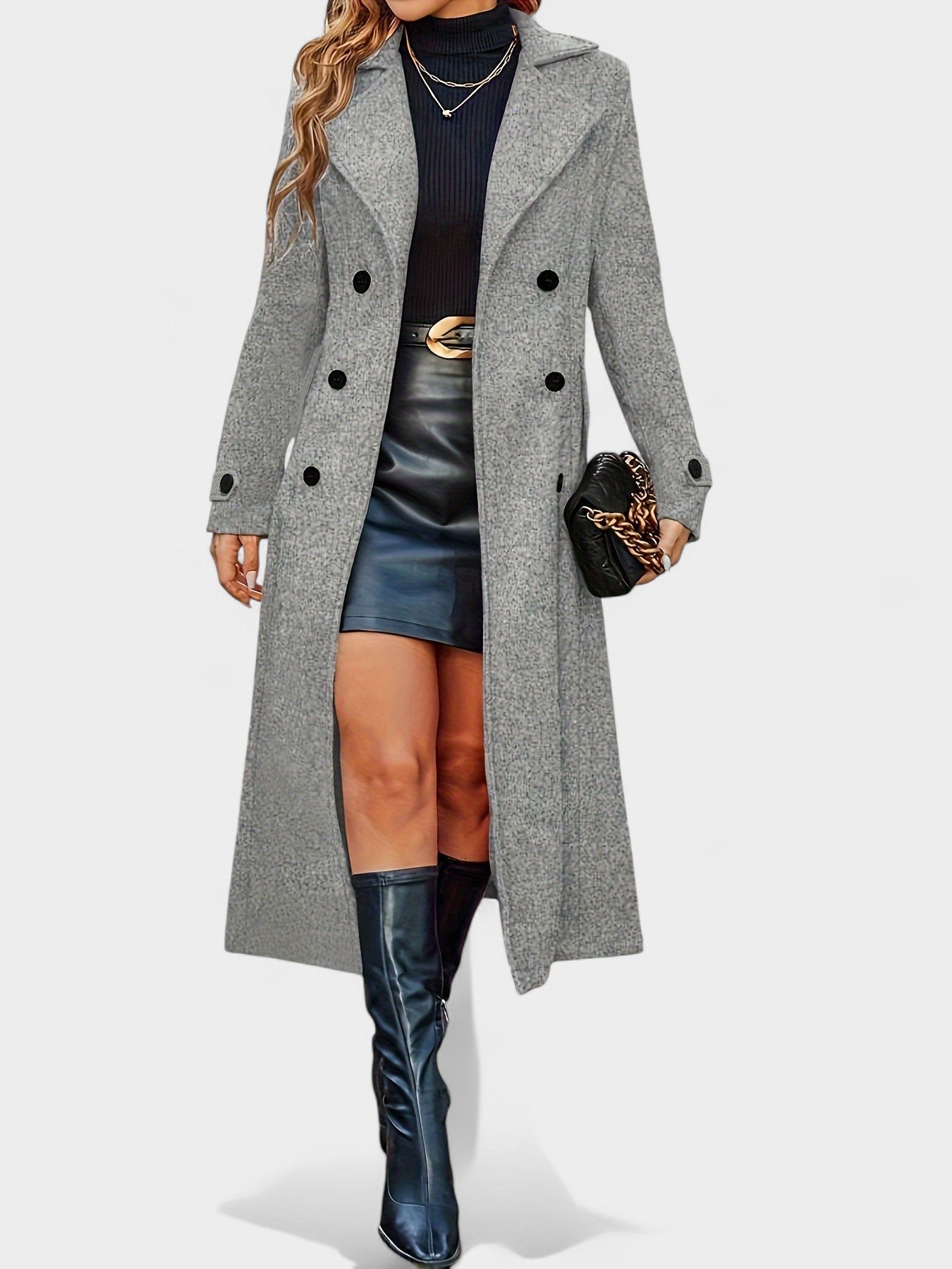Amelia | Double-Breasted Wool Coat