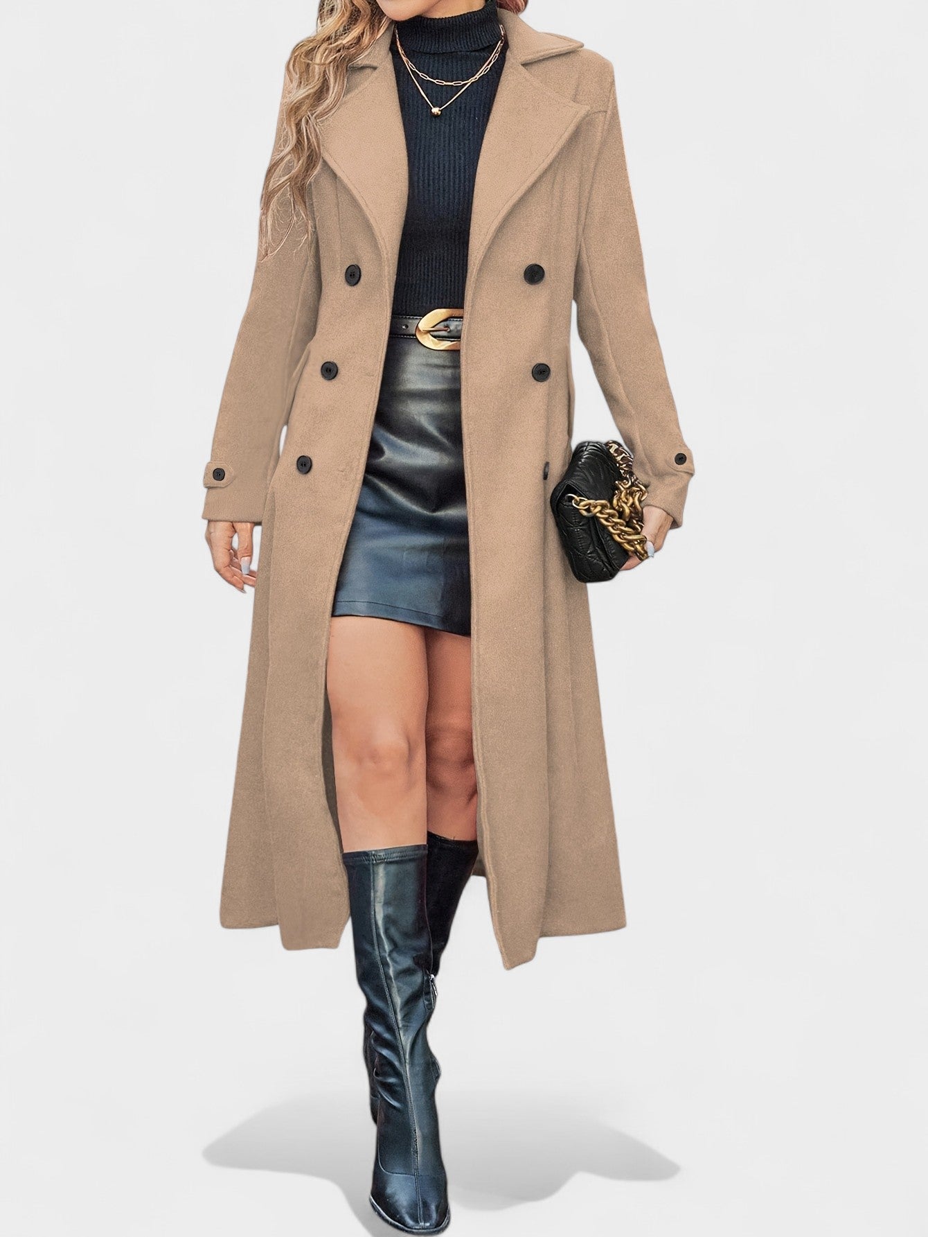 Amelia | Double-Breasted Wool Coat