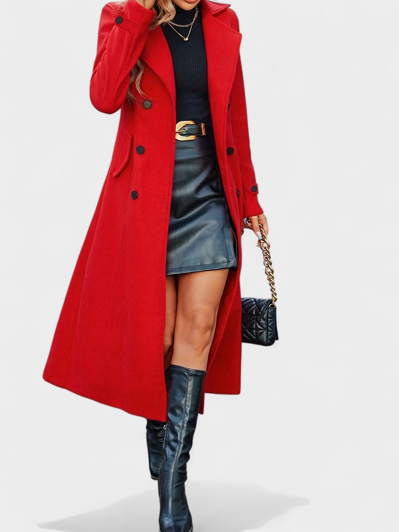 Amelia | Double-Breasted Wool Coat