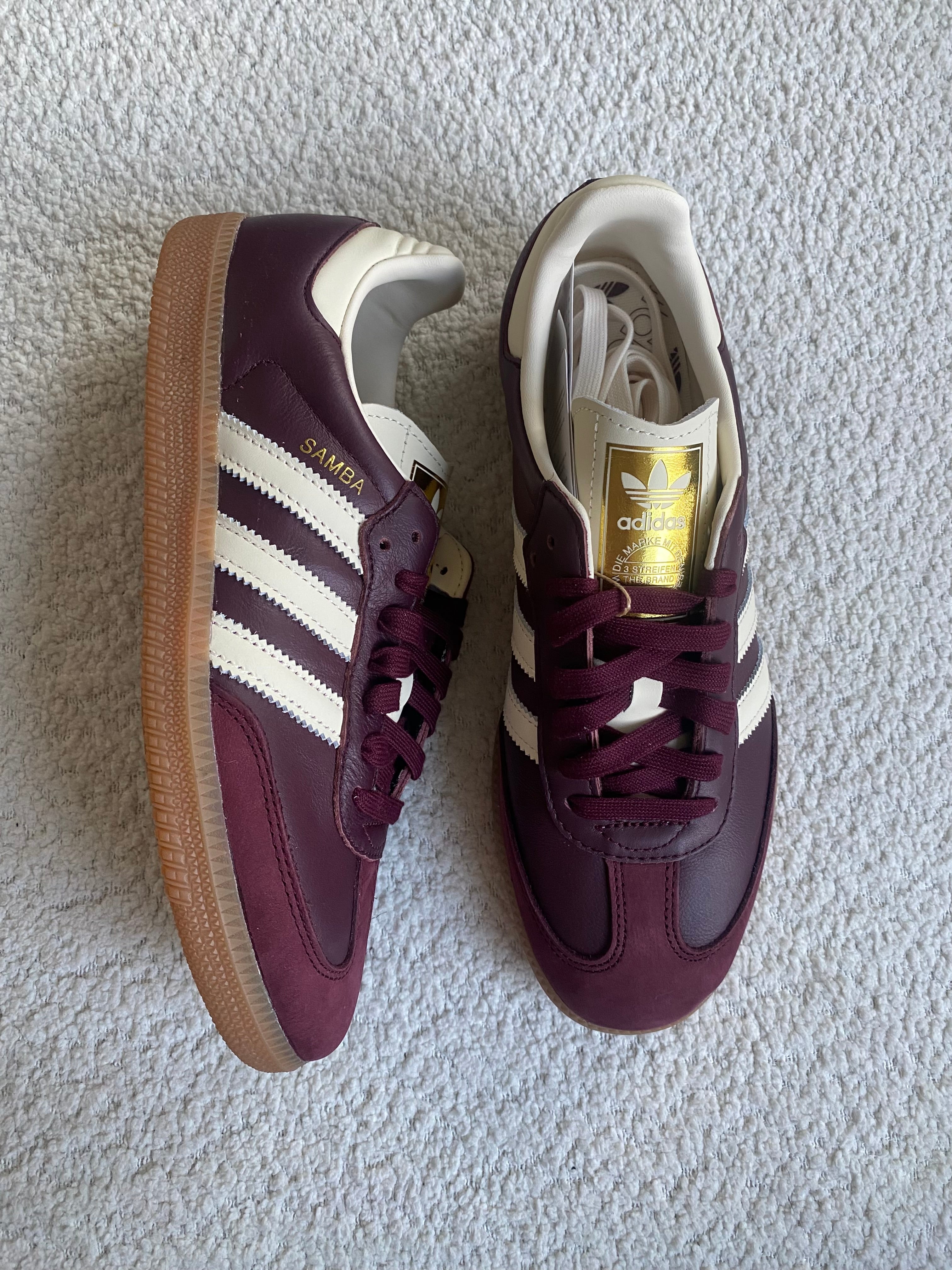 Samba OG Maroon Gold Metallic (W)