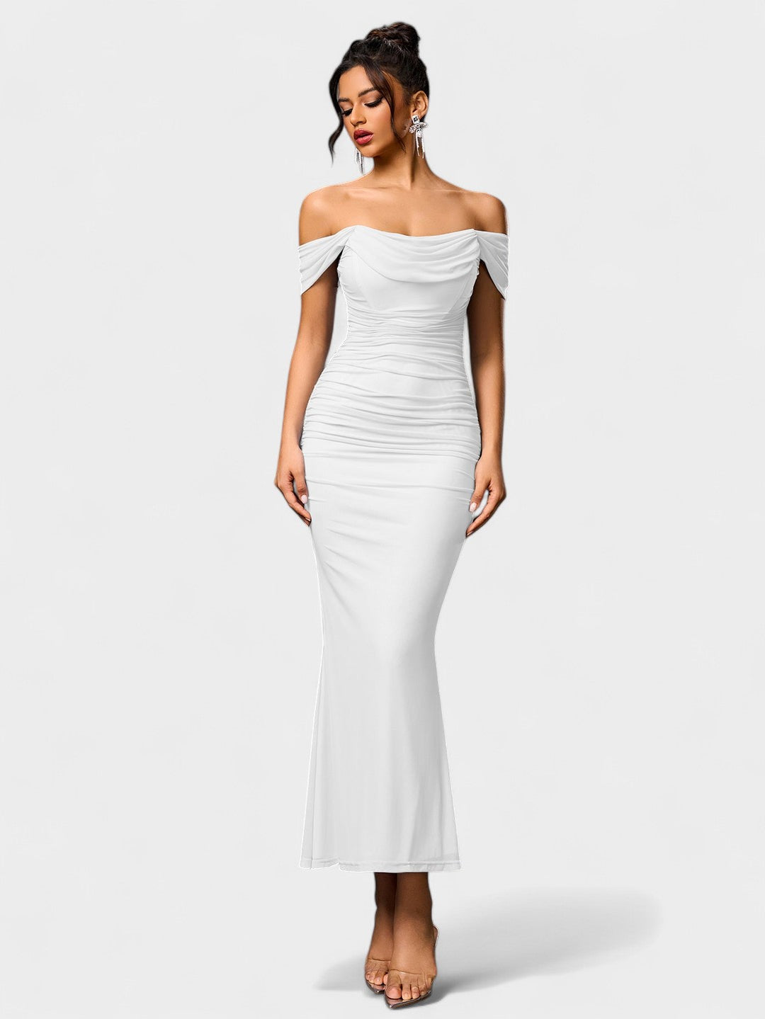 Lora | Nuit Draped Evening Gown