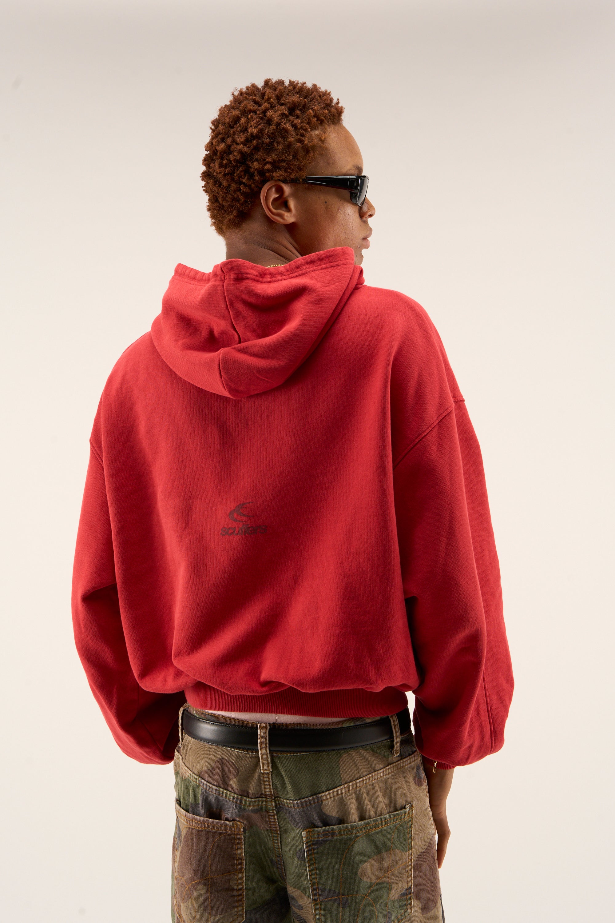 Raw Red Hoodie