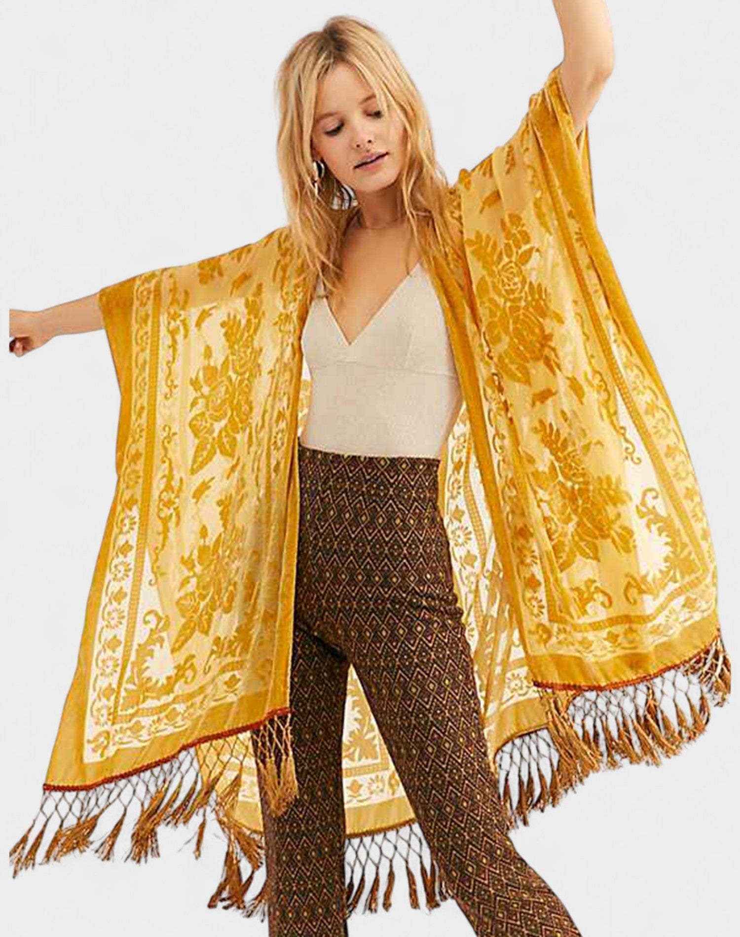 Sofia | Boho Floral Kimono