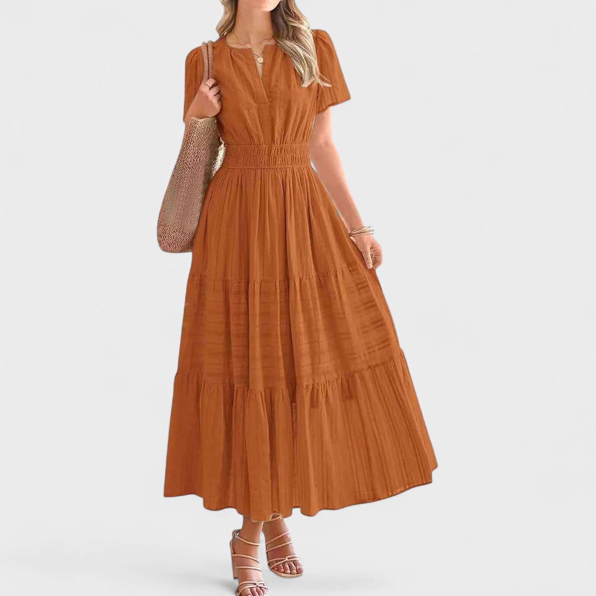 Lila | Tiered Midi Dress