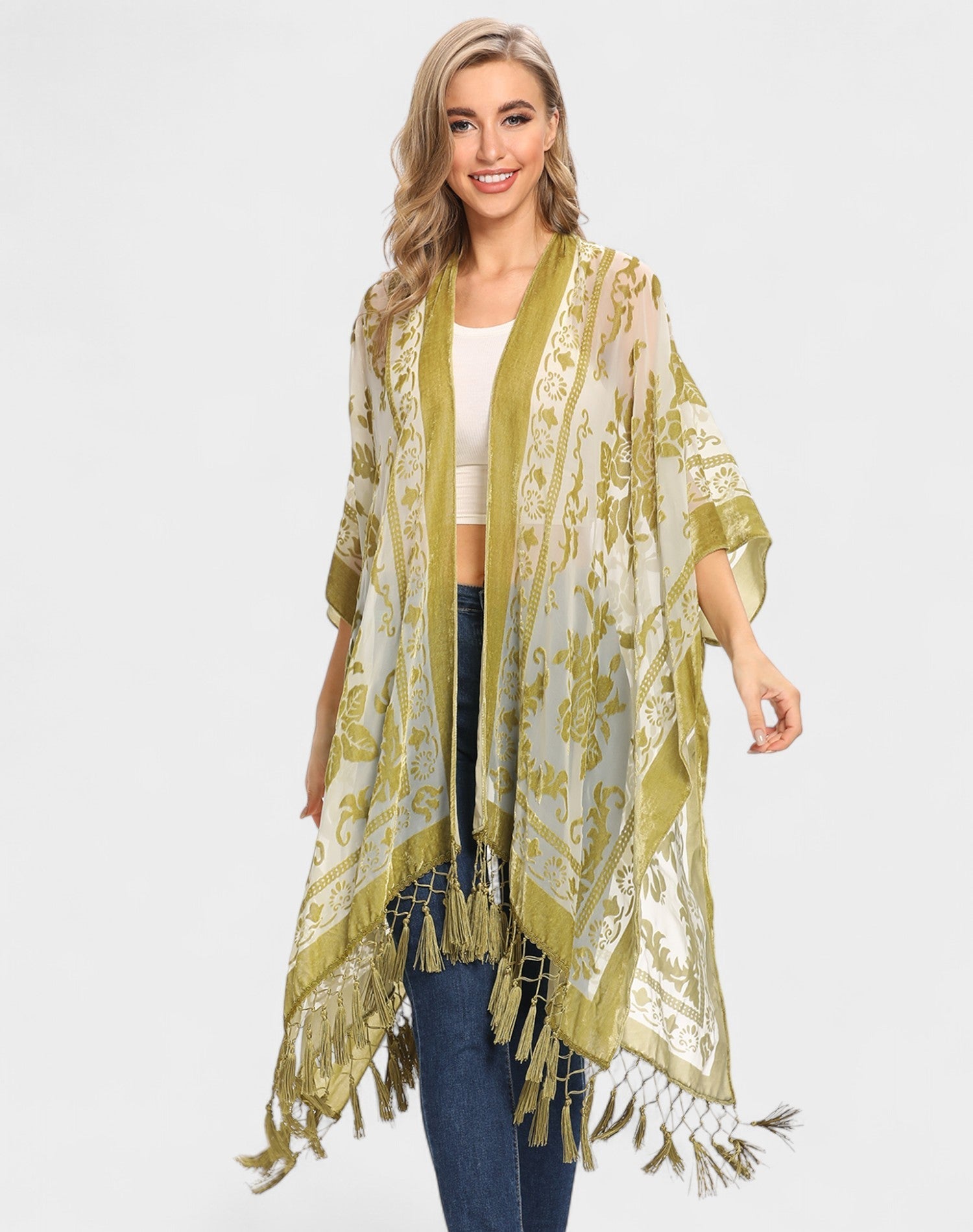 Sofia | Boho Floral Kimono