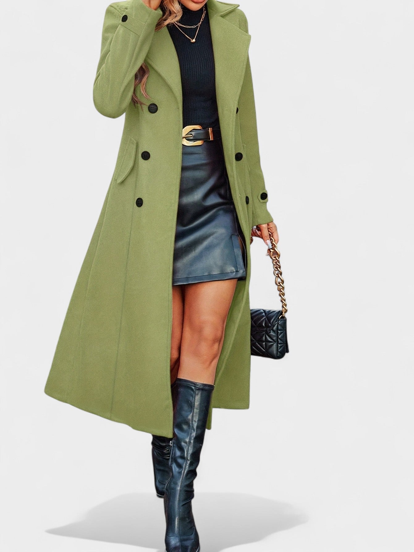 Amelia | Double-Breasted Wool Coat