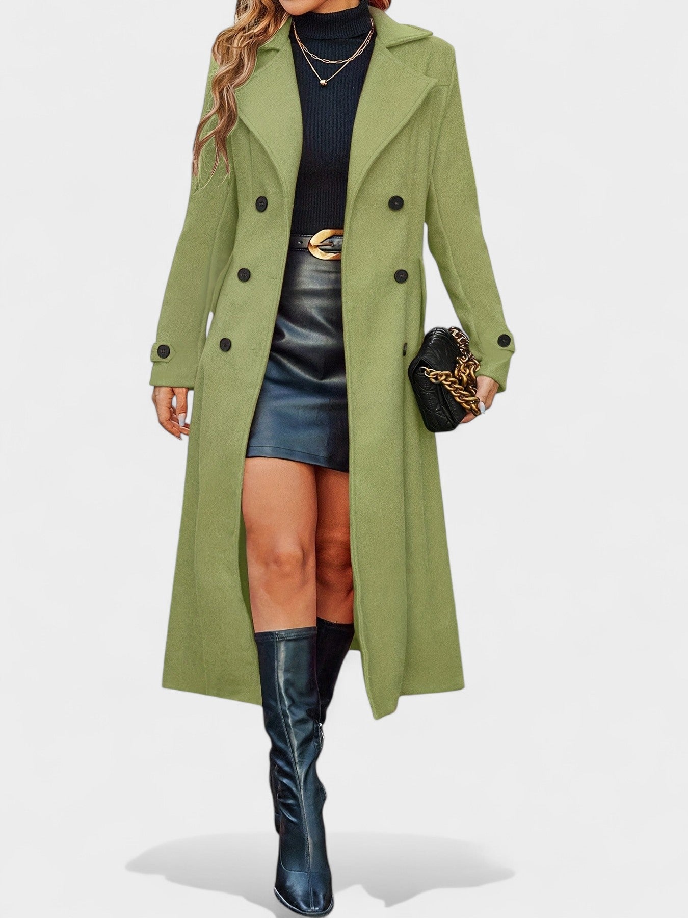 Amelia | Double-Breasted Wool Coat