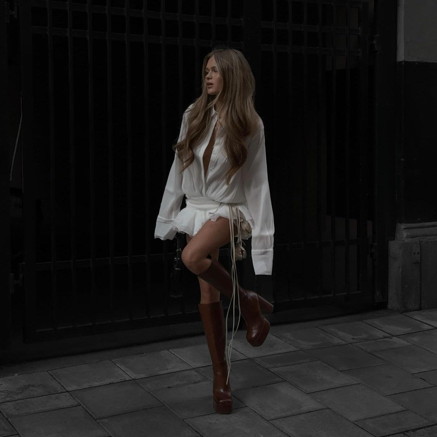 Brynlee | Pleated Mini Dress