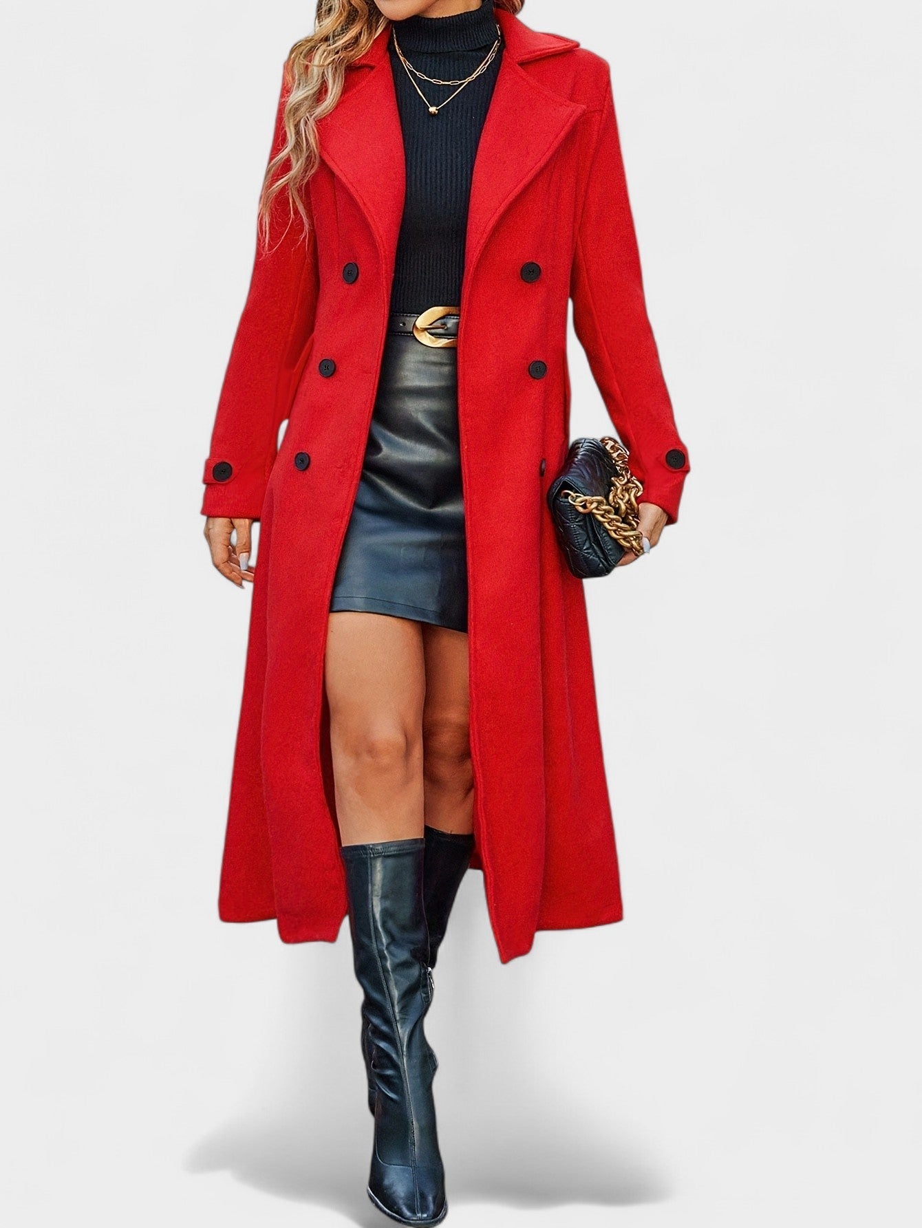 Amelia | Double-Breasted Wool Coat