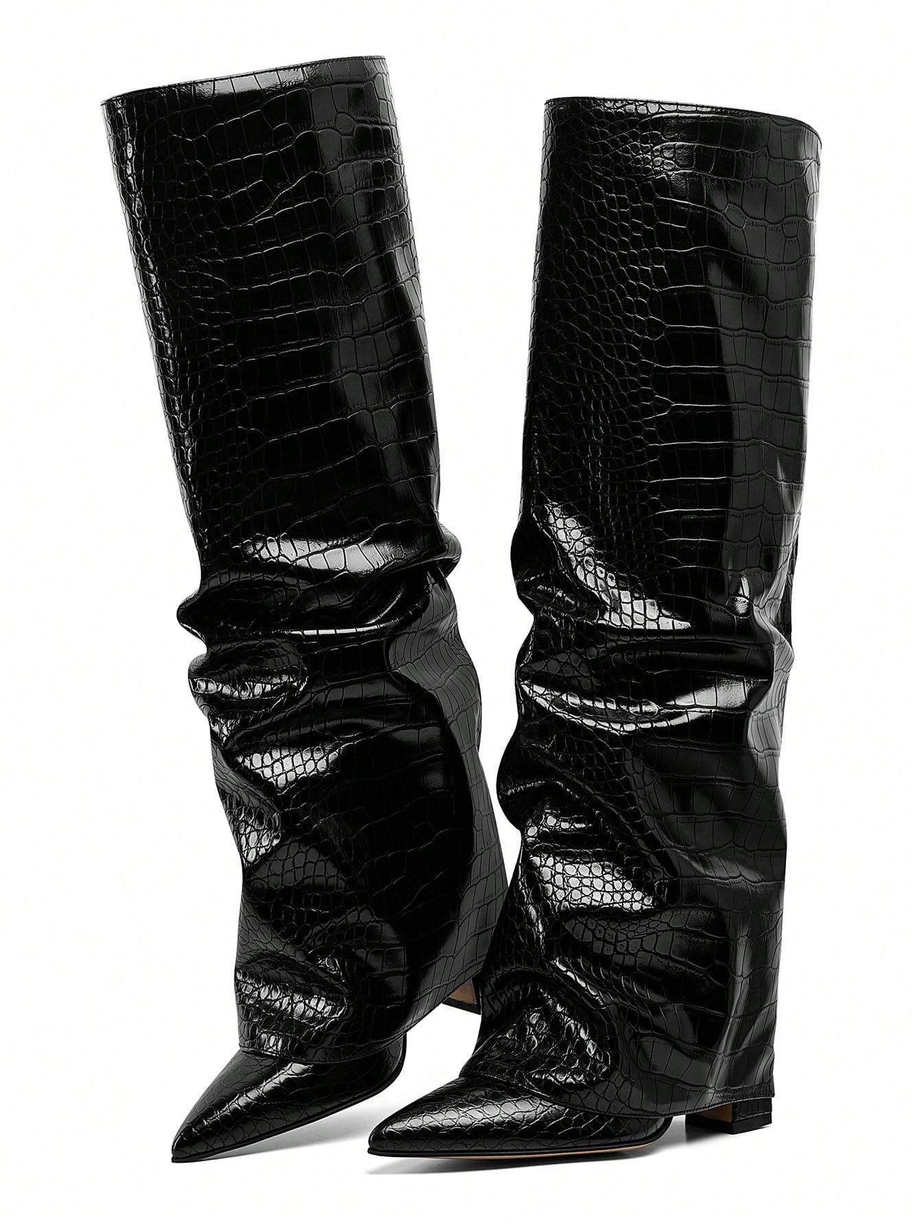 Arden | Fold-Over Knee-High Boots