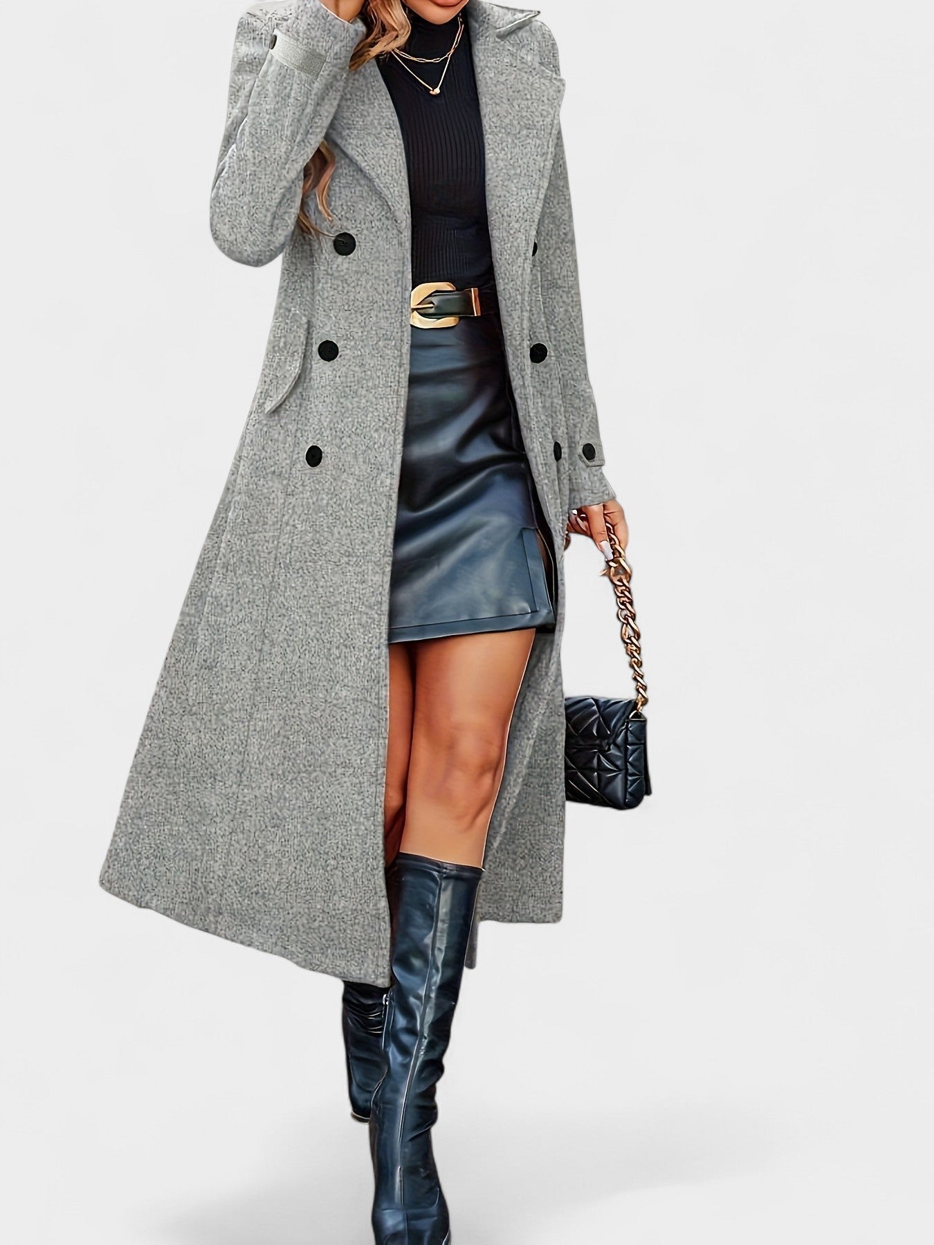 Amelia | Double-Breasted Wool Coat