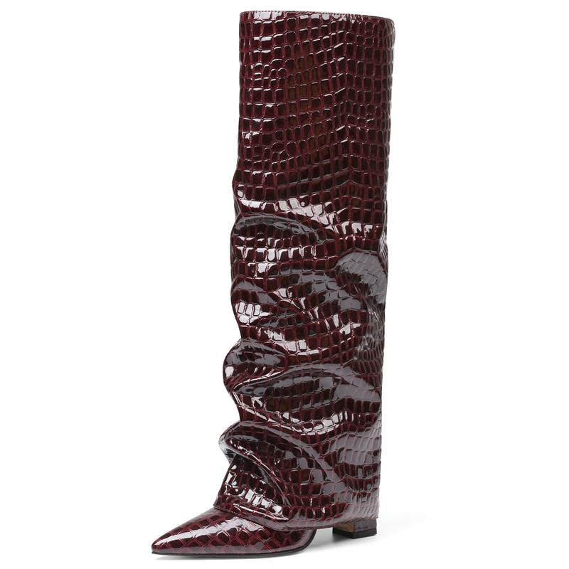 Arden | Fold-Over Knee-High Boots