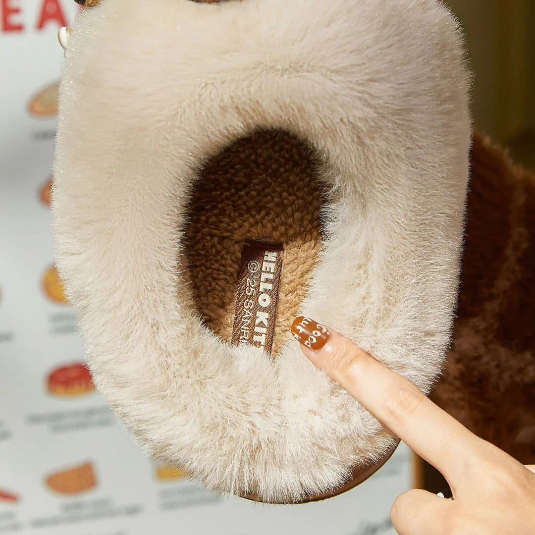 Hello Kitty Plush Slippers