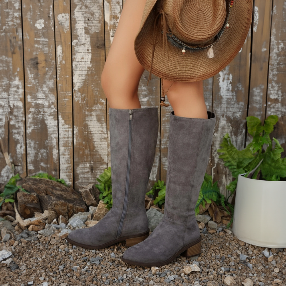 Vera | Premium Wide-Calf Stretch Boots