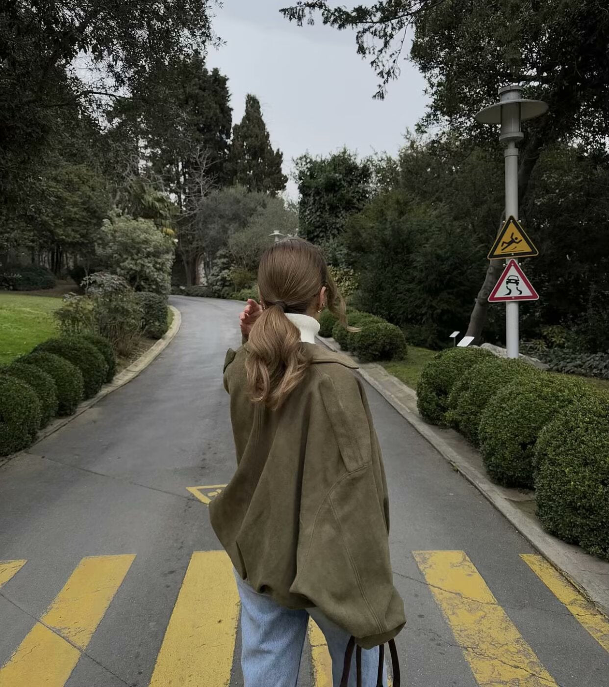 Kaori | Suede Textured Pilot Jacket