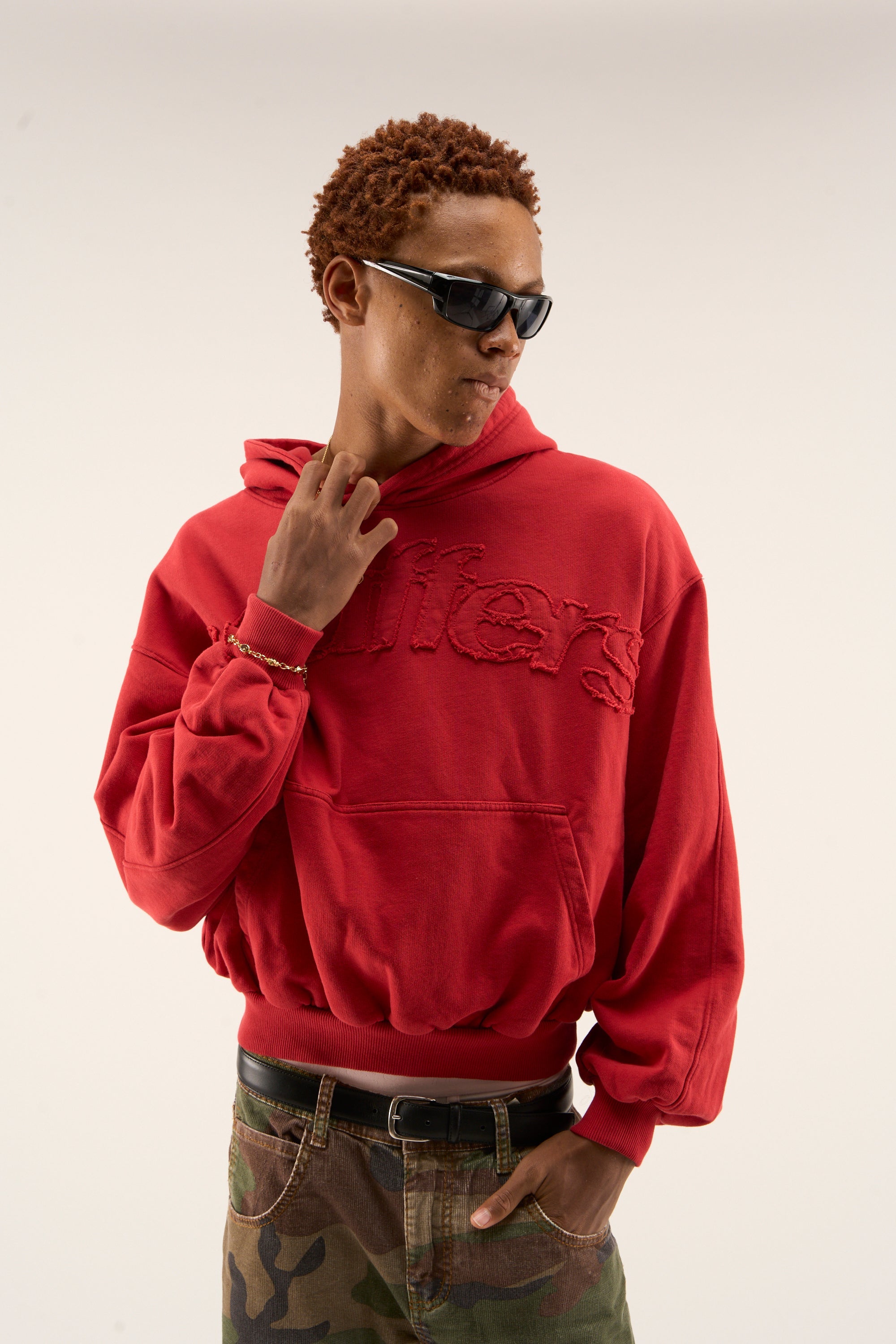 Raw Red Hoodie