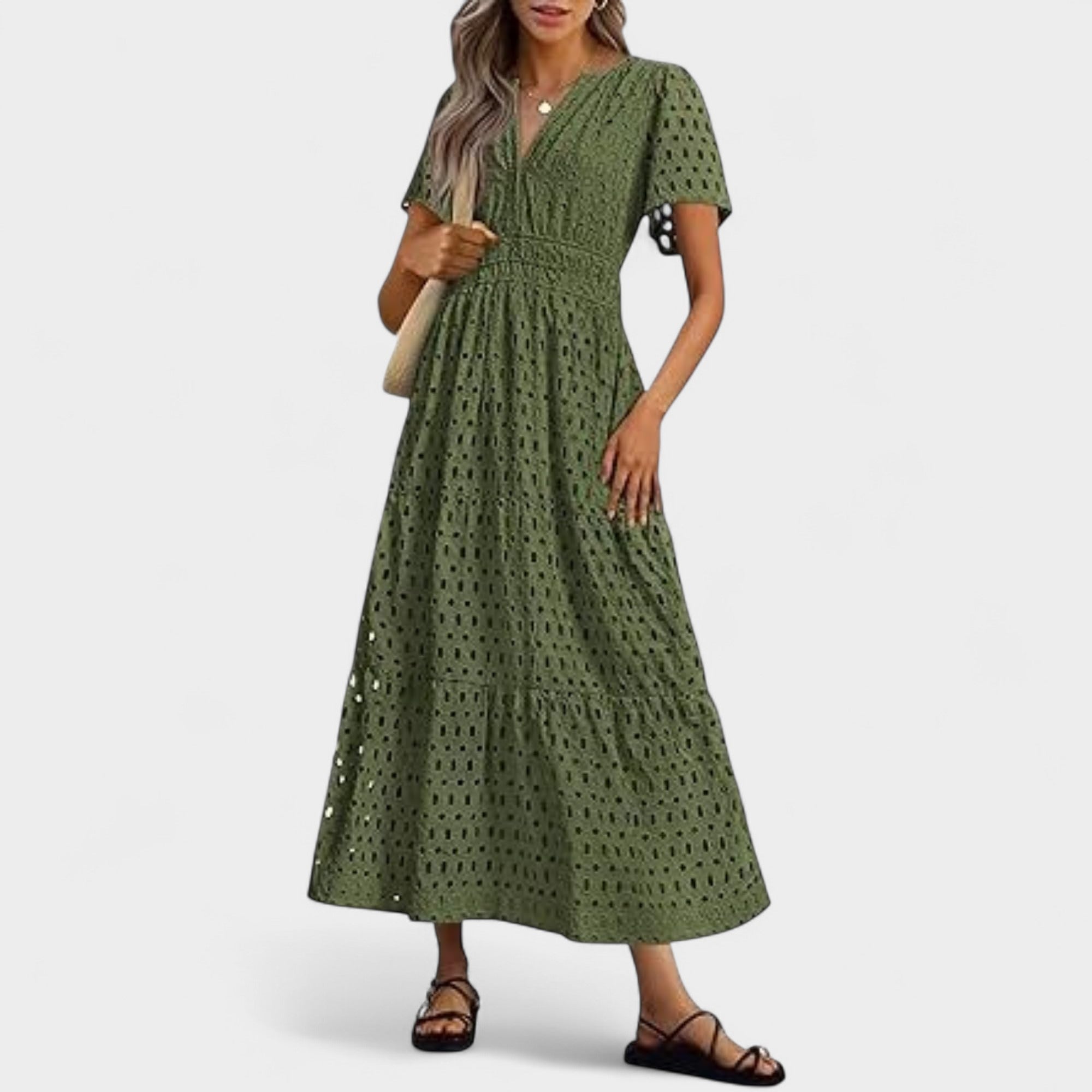 Lila | Tiered Midi Dress