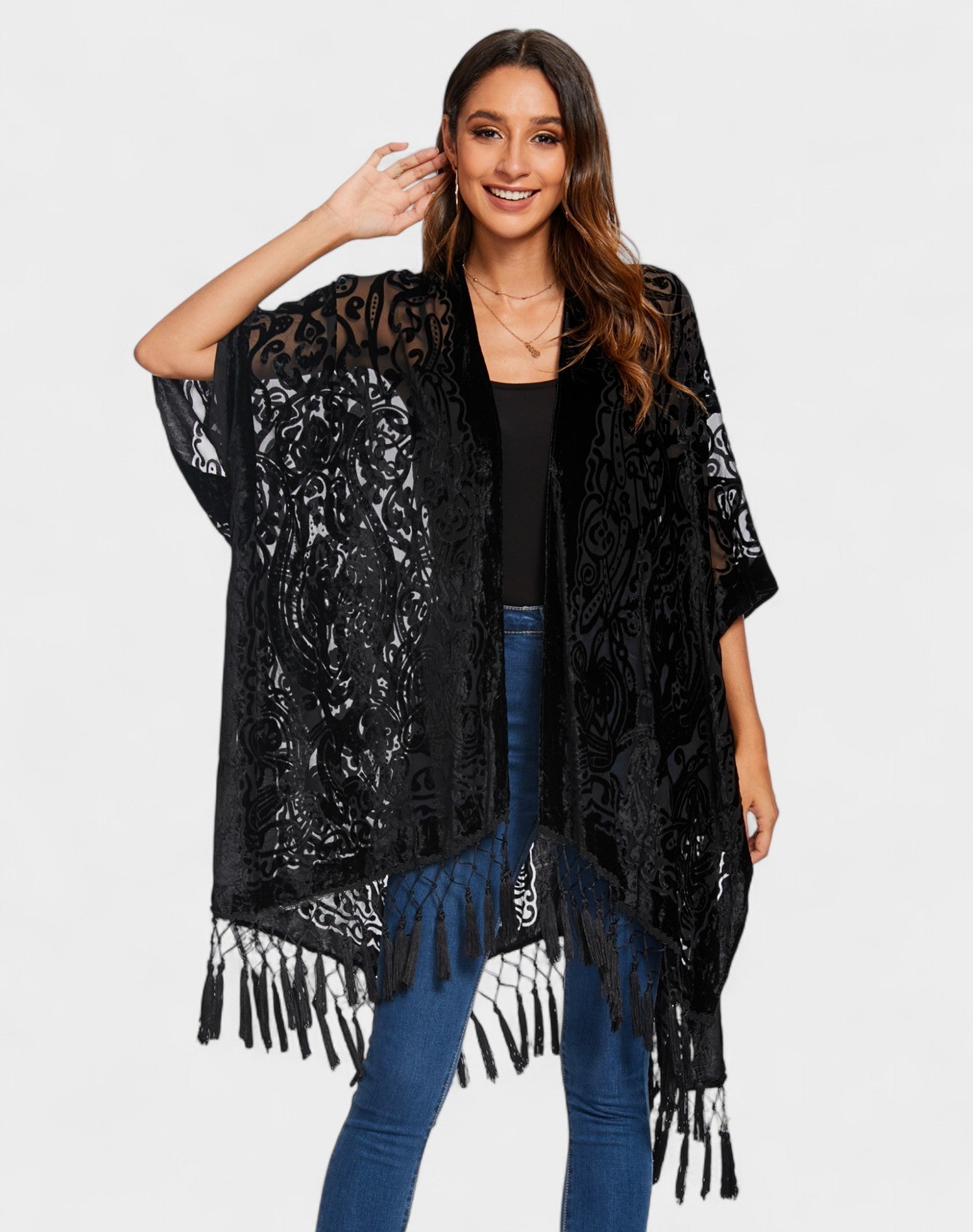 Sofia | Boho Floral Kimono