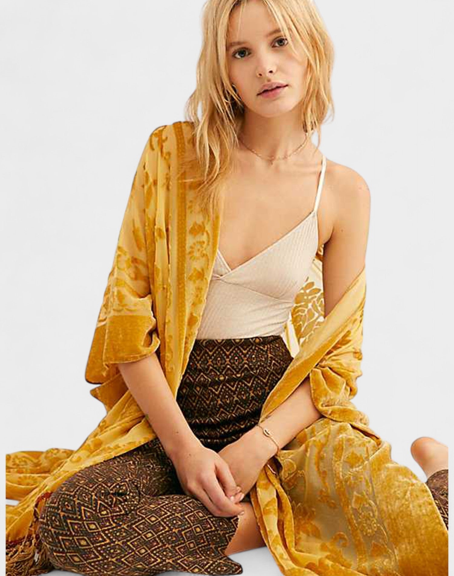 Sofia | Boho Floral Kimono