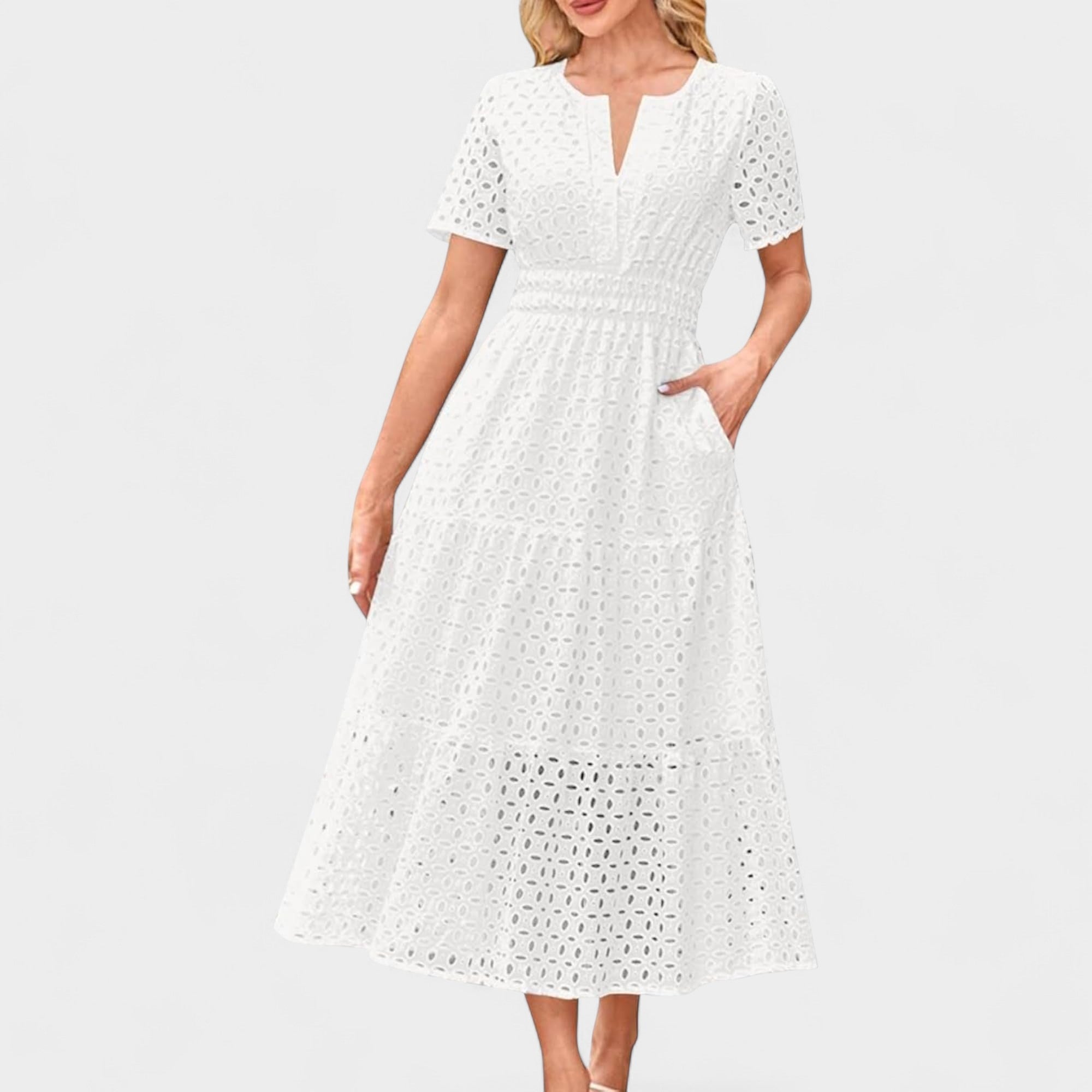 Lila | Tiered Midi Dress