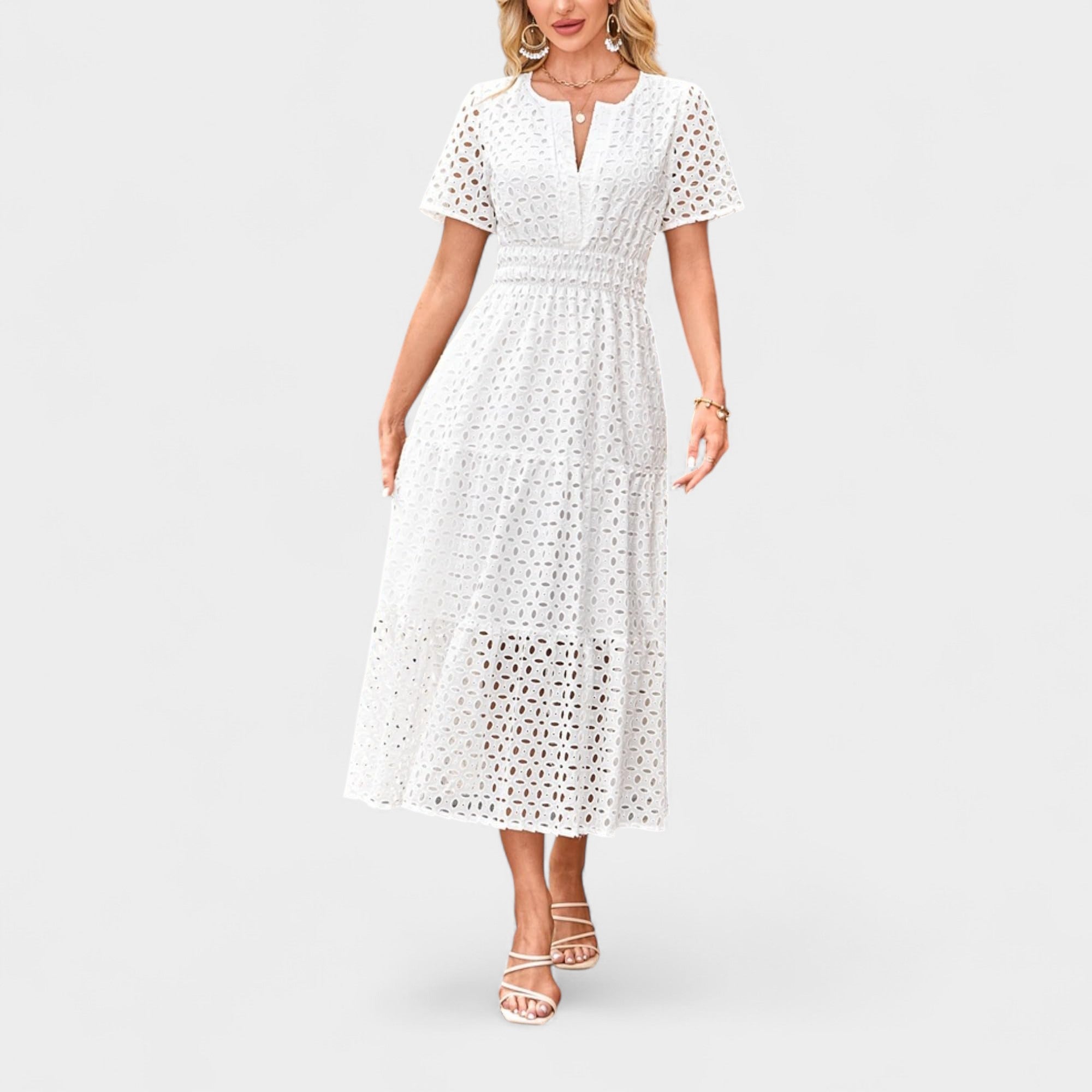 Lila | Tiered Midi Dress