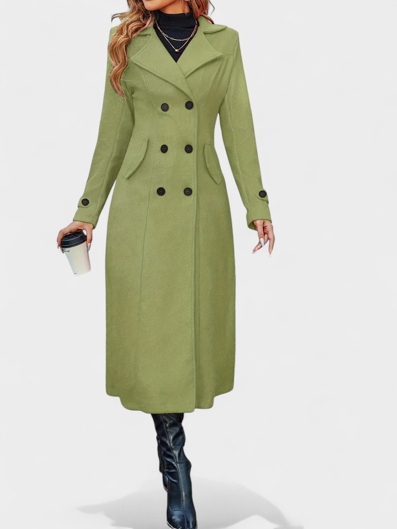 Amelia | Double-Breasted Wool Coat