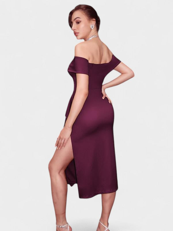 Nadya | Off-Shoulder Ruffle Dress